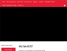 Tablet Screenshot of ieltsottawa.com
